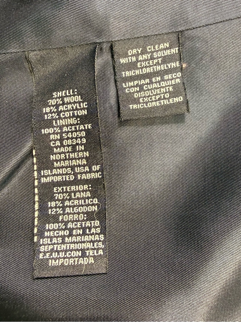 Jones New York Cotton Wool Blend Black Purple & White Tweed-Style Blazer - Picture 7 of 8